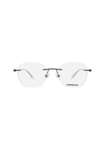 Mont Blanc MB 0101O 004 Ruthenium Rimless Brille Eyeglasses Glasses Frames 54mm - Image 3