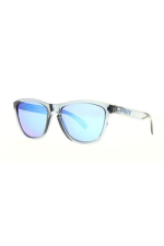 OAKLEY SUNGLASSES FROGSKINS CRYSTAL BLACK PRIZM SAPPHIRE IRIDIUM POLARISED OO9013-F655