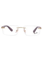 Ray-Ban RB 6401II 2500 55 Gold Eyewear Frame - Image 2