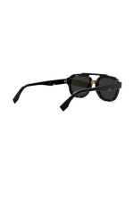 Fendi BILAYER FE 40076U 01A Navigator Sunglasses - Image 4