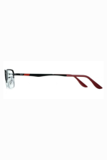 Ray-Ban RB 6267-I 2509 Medium Black/Red Unisex Premium Eyeglasses - Image 3