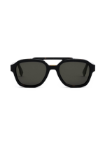 Fendi BILAYER FE 40076U 01A Navigator Sunglasses - Image 8