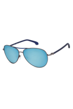 Calvin Klein Gunmetal Blue Full Rim Aviator
