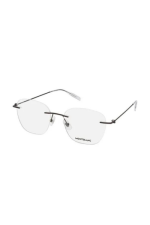 Mont Blanc MB 0101O 004 Ruthenium Rimless Brille Eyeglasses Glasses Frames 54mm