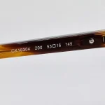 Calvin Klein eyeglasses Men Ladies Angular Braun Gold Mod. CK 18304 New - Image 11