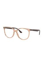 RAY-BAN RX 4378V - 8172 TRANSPARENT BROWN | EYEGLASSES WOMAN - Image 6