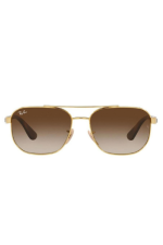 RAY-BAN RB 3693I 001/13 UNISEX SUNGLASSES GOLD - Image 3