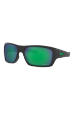 Oakley Turbine OO9263-4563 Matte Black / Prizm Jade Polarised Lenses