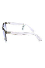 RAY-BAN RB4390I 6449/19 UNISEX SUNGLASSES TRANSPARENT GREY - Image 3