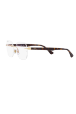 RAY-BAN FRAMES | MATTE ARISTA FRAME ( 0RX6504I | IRREGULAR | GOLD FRAME | CLEAR LENS )