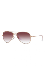 RAY-BAN JUNIOR RJ 9506S JUNIOR AVIATOR 291/8H ROSE GOLD | SUNGLASSES JUNIOR UNISEX - Image 3