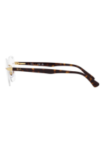 RAY-BAN FRAMES | MATTE ARISTA FRAME ( 0RX6504I | IRREGULAR | GOLD FRAME | CLEAR LENS ) - Image 2