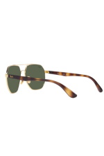 RAY-BAN SUNGLASSES | ARISTA SUNGLASSES ( 0RB3714I | IRREGULAR | GOLD FRAME | GREEN LENS ) - Image 5