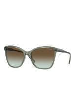 VOGUE VO 5520S - 3086E8 VERT COLVERT TRANSPARENT | LUNETTES DE SOLEIL FEMME