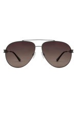 OPIUM Men Solid Polarised Aviator Sunglasses - OP-1968-C05 - Image 4