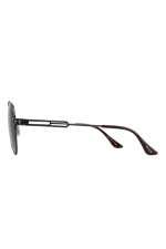 OPIUM Men Solid Polarised Aviator Sunglasses - OP-1968-C05 - Image 3