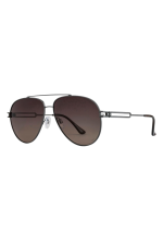 OPIUM Men Solid Polarised Aviator Sunglasses - OP-1968-C05