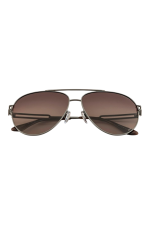 OPIUM Men Solid Polarised Aviator Sunglasses - OP-1968-C05 - Image 2
