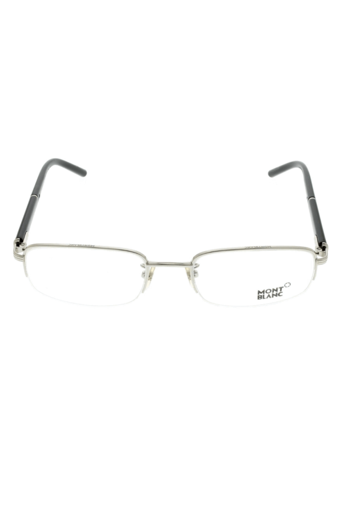 Mont Blanc Men Semi Rimless Silver Optical Frame MB336 016 - Image 3