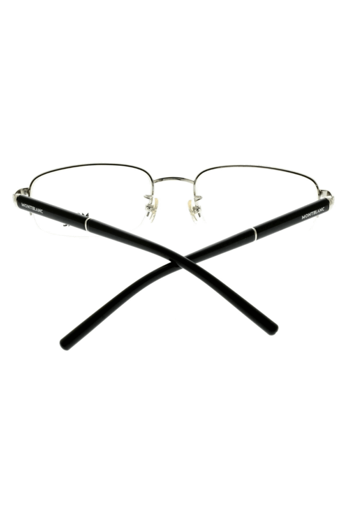Mont Blanc Men Semi Rimless Silver Optical Frame MB336 016 - Image 4