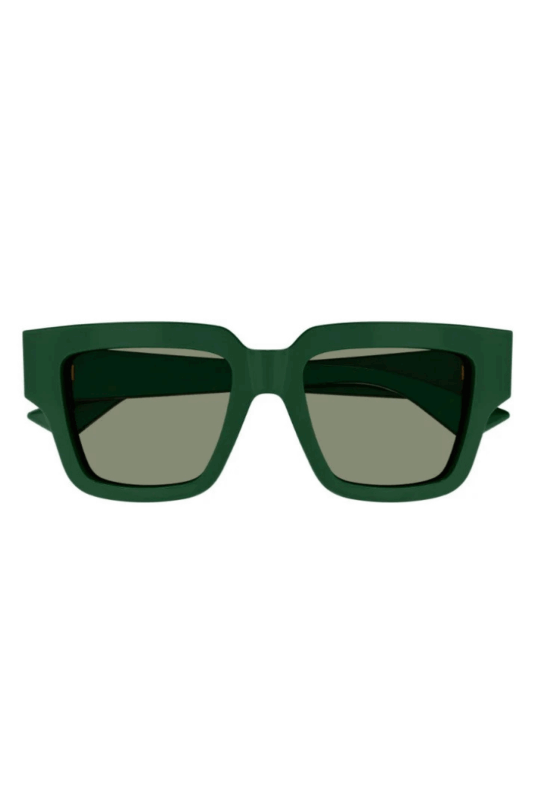 Bottega Veneta 1276S 003 52 Sunglasses - Green Acetate Rectangular Oversize Style for Women - Image 2
