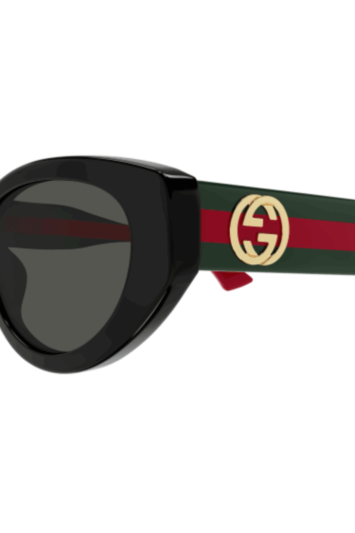 Occhiali Gucci GG1862S 001-BLACK-GREEN-GREY 52/21/145 - Image 2