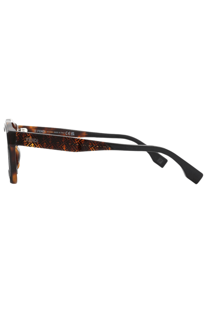 Fendi  Grey Square Men's Sunglasses - Image 3