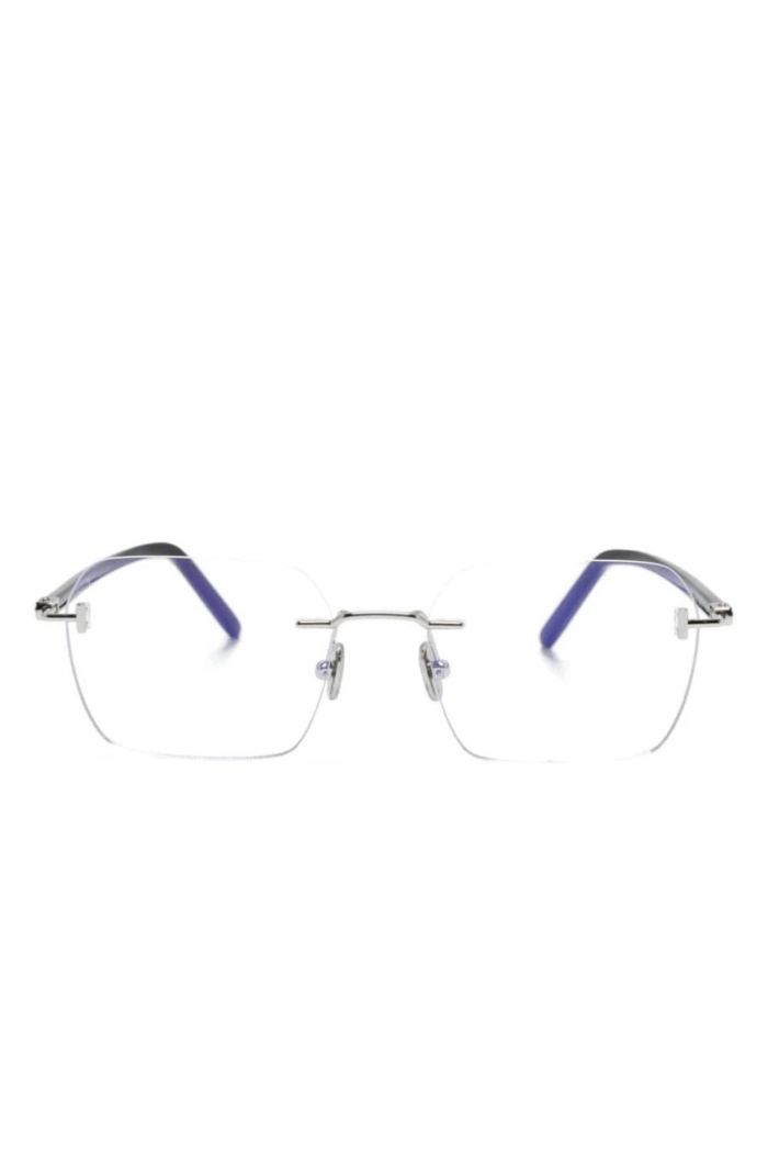 Tom Ford FT 5934-B Blue Block 012 Shiny Dark Ruthenium | Eyeglasses Man - Image 2