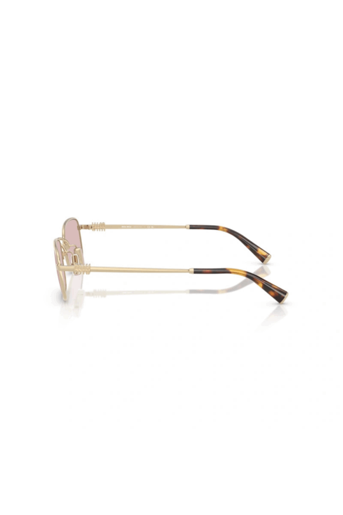 Miu Miu MU A53S - ZVN4I0 Pale Gold | Sunglasses Woman - Image 5
