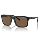Armani Exchange AX 4145S Shiny Black Sunglasses - Bold Style & UV Protection | The Vision Factory