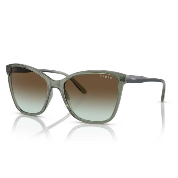 VOGUE VO 5520S - 3086E8 VERT COLVERT TRANSPARENT | LUNETTES DE SOLEIL FEMME