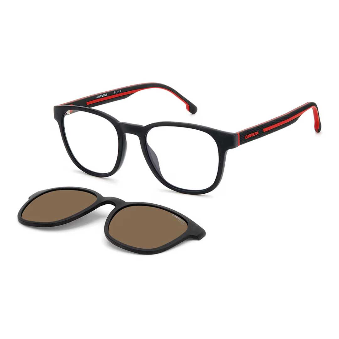Carrera Brown Half Rim Rectangle