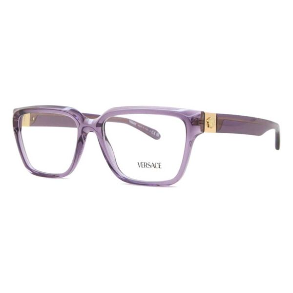 VERSACE VE 3357 - 5464 VIOLET TRANSPARENT | EYEGLASSES WOMAN