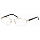 Mont Blanc Men Semi Rimless Silver Optical Frame MB336 016