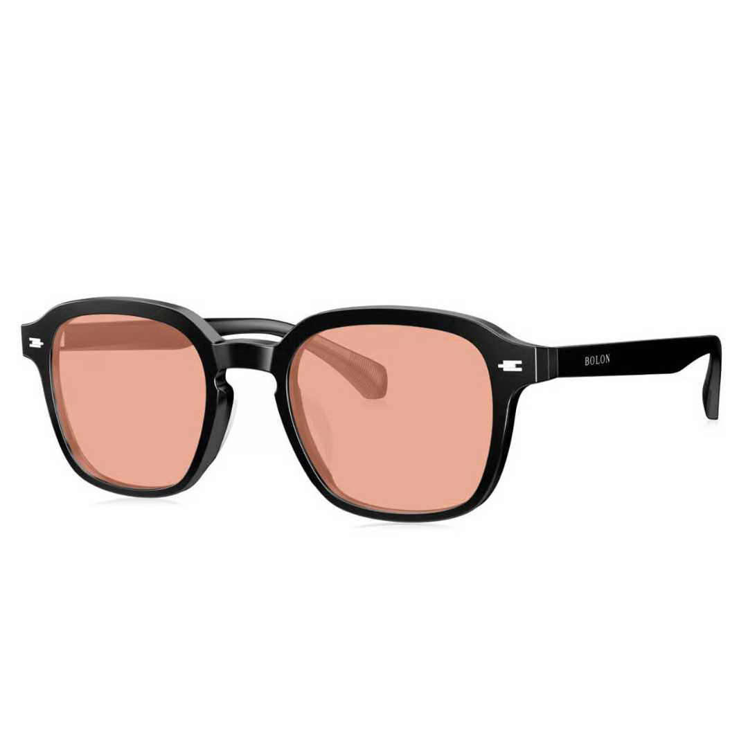 Bolon Mens Full Rim UV Protected Hexagon Sunglasses - BL3075 A16