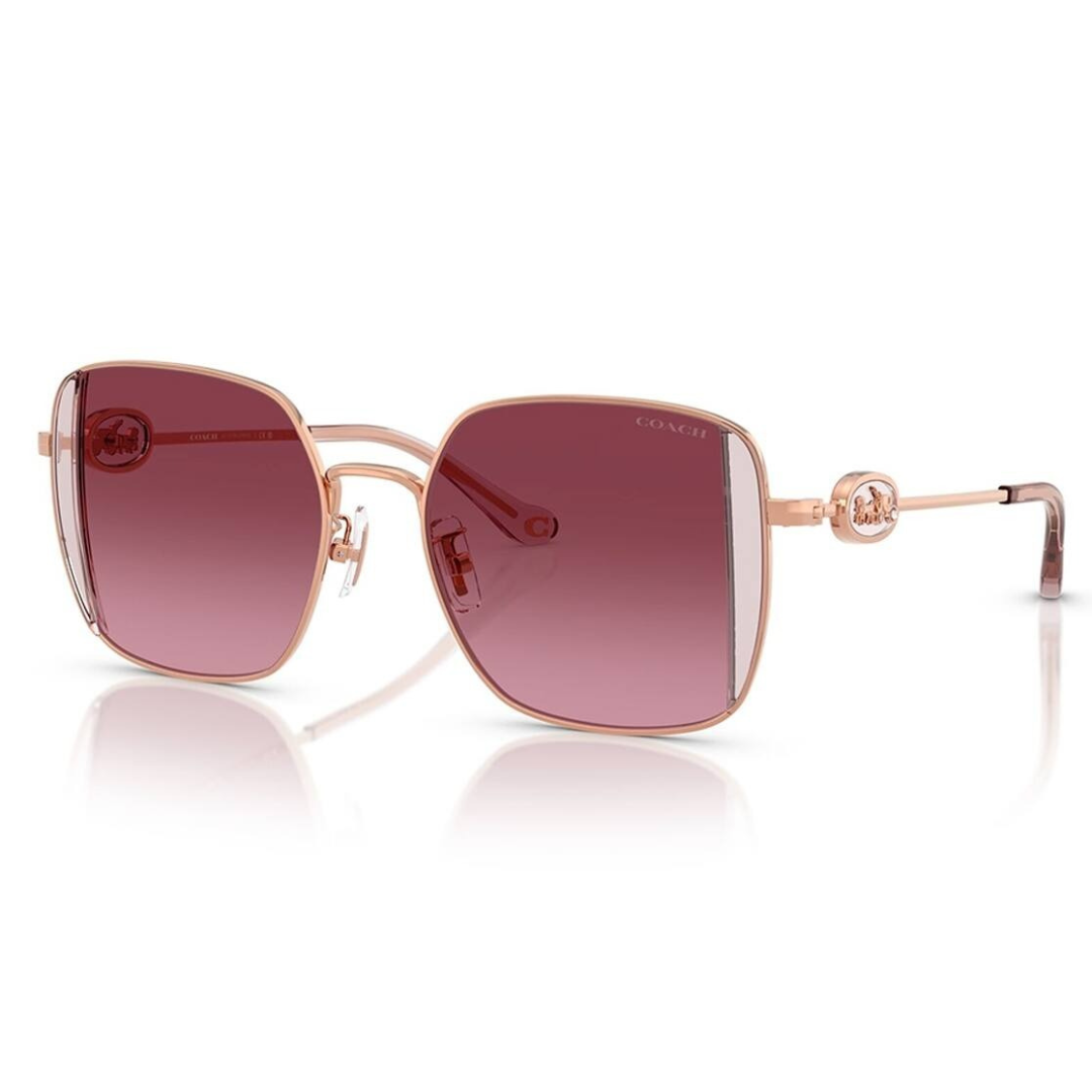 Women Gradient Purple Lens Square Sunglasses (0Hc7177B93318H51) (51)