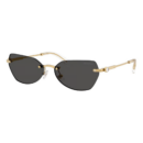 Grey UV Protected Irregular Sunglasses for Women 0SK703840048758