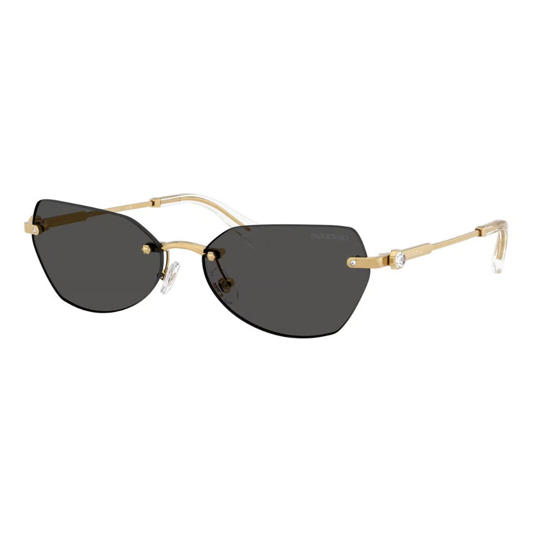 Grey UV Protected Irregular Sunglasses for Women 0SK703840048758