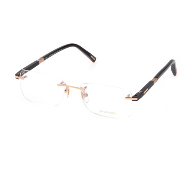 Chopard VCHF54 Carbonio 0300 Total Polished Rose Gold | Eyeglasses Man